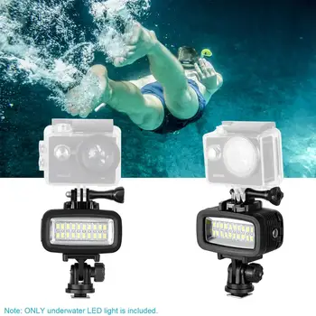 Neewer Video LED-20 20pcs Podvodni 40m Potapljaške Svetilke Vodotesne Video LED Luč za DV Kamera Gopro Hero4 3 in drugo delovanje Fotoaparata