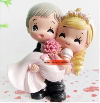 Neveste in ženina poročna torta toppers nekaj figur za poročna torta dekoracijo brezplačno dostavo