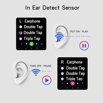 NOVO iP12 Pro TWS Brezžična Slušalka Senzor Svetlobe Air2 Preimenuj Bluetooth Slušalkami, Glasnosti, Super Bass Čepkov PK V3M i99999