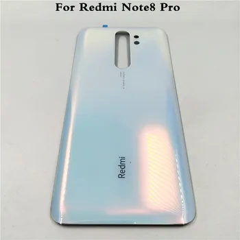 Originalna Stekla Baterije Zadaj Primeru Za Xiaomi Redmi Note8 Pro Opomba 8 Pro Baterije hrbtni Pokrovček Nazaj Stanovanj lupini