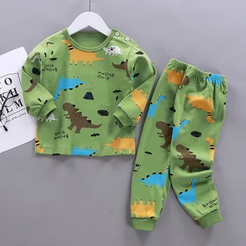 Otroci Pižame Jeseni Nove Lepe Risanke Oblačila Obleko Otrok Mehko Sleepwear Pozimi Bombaž More Otroške Pižame Pijamas Spodnje Perilo