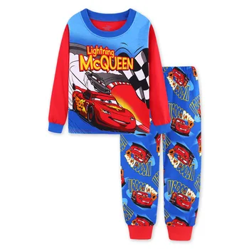 Otroci Pižame Otrok Sleepwear Pixar Cars Strela McQueen Otroške Pižame Določa Fant Dekle Pižame Pijamas Bombaž More Oblačila