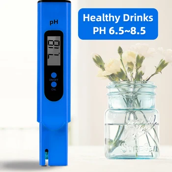 PH Meter Žep Pero Digitalni 0.01 Merjenje Kakovosti Vode Čistosti samodejno umerjanje za Laboratorijsko Akvarij PH Tester 40%popusta