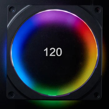 PHANTEKS 5V 120mm Halo RGB Barvna LED Rainbow Barva Ventilator Zaslonke Združljiv Z 12cm Fan/Sinhroni Motherboard Nadzor