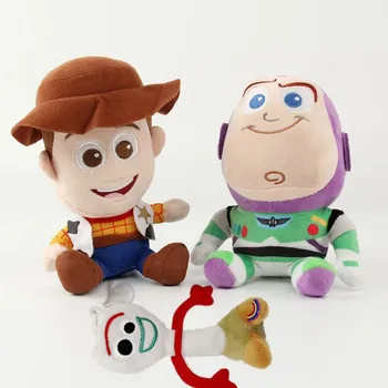 Pixar Film Toy Story 4 Forky Woody & Buzz Lightyear 20 cm Mehki Pliš Plišaste Lutka Anime Dejanje Slika Igrača za Otroke, Otroci Darilo