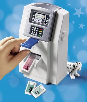 Playmobil ATM dekle družino igrača nastavite Otrok Igrača Darilo za Rojstni dan