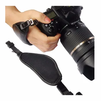 Pravega Usnja Fotoaparat Pašček Strani Prijem za Zapestje Trak Pas za Nikon D7100 D5500 D5300 D3300 D610 za Canon 550D 1100D za Sony