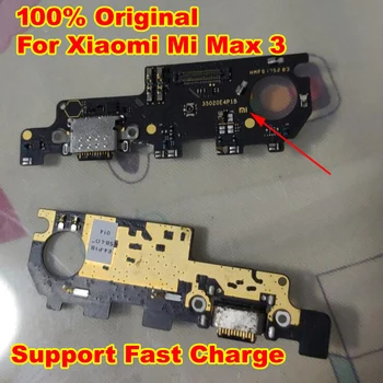 Prvotne Polnjenje Vrata PCB Board USB Charge Dock Priključek z Mikrofonom Flex Kabel Za Xiaomi Mi MAX 2 max2 Max 3 Max3
