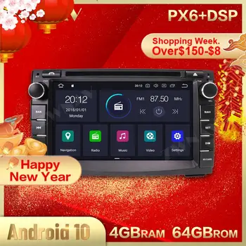 PX6 4+64 DSP Android 10.0 zaslon IPS Avto Multimedijski predvajalnik Za KIA Ceed 2009-2017 car audio stereo radio GPS Navi wifi vodja enote