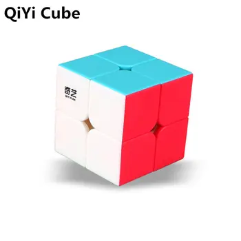 QiYi QI DI S 2x2x2 Magic Cube Stickerless QIDI Žep Hitrost Kocke Strokovno Sestavljanke, Kocke, Izobraževalne Igrače Za Otroke