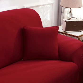 Rdeča Elastična kavč, prevleke za dnevni prostor kavč brisačo kavč kritje strech elastična kavču Slipcover 1/2/3/4 Sedeži
