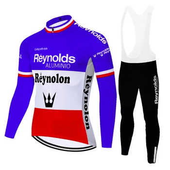 Reynolds retro kolesarski dres ekipe poletje pomlad equipacion ciclismo hombre 20 D gel hitro suhe dihanje ropa ciclista hombre