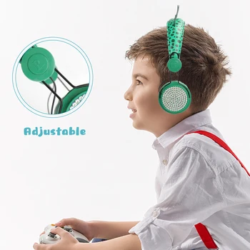 Srčkan Bluetooth Brezžične Slušalke Za Otroke, Otroci ali žično risanka dekleta glasbe čelade z mikrofonom za online lekcijo v živo