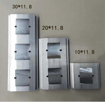 Tri osrednje aluminija blok 30*11.8 cm visoke kakovosti polno polprevodniških hladilnik radiator Predelavo aluminija heatsink hladno