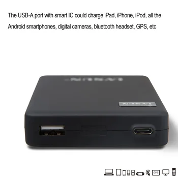 UDOLI 60 W Dvojno USB Tip-C Namizje Notebook Laptop adapter Polnilec za Macbook 12 Inch, ChromeBook Pixel, Razer Rezilo Stealth