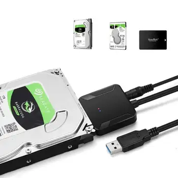Ultra-tanek USB 3.0, da SATA 2,5-Palčni Trdi Disk, Pogon SSD Kabel Žice Kabel Za Prenosni RAČUNALNIK Prenosni priključni Kabel u