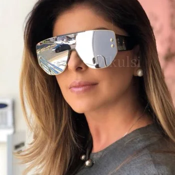 Unisex Slavna Modna Sončna Očala Ženske 2019 Visoke Kakovosti Francija Blagovne Znamke Oblikovalec Razkošje Sončna Očala Črni Kvadrat Sunglass Ženske