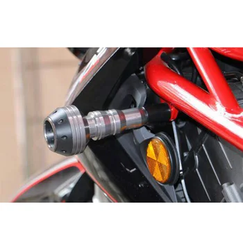 Univerzalno motorno kolo Izpušnih Okvir Spadajo Varovanje Izpušnih Okvir Drsnik Proti Crash Pad Zaščitnik CNC za Yamaha za Honda M10