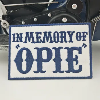 V Spomin Opie Biker Memorial Obliži OPI Rock in PUNK Sinovi Obliž Anarhijo Serije motorno kolo, Usnje, usnjeni Brezrokavnik Železa Na