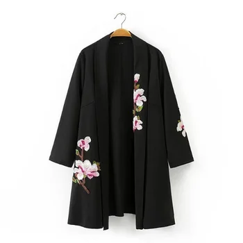 Vezenega jakna boho chic hipi oblačila ženske bomber jakne Japonski kimono style jakne ženske zimske 2019 FF1336