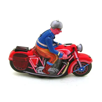 Vintage Retro Motocikla Tin igrače Klasična Ura Veter Motocikel Zbirka Tin Igrača Za Odrasle, Otroci Zbirateljske Darilo