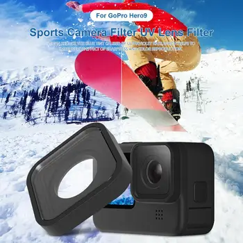 Visoko Kakovostna Športna Kamera Filter UV Pokrov Objektiva Filter Za GoPro Hero 9 Črna Kamera dodatna Oprema