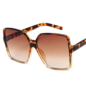 VWKTUUN sončna Očala Ženske 2019 Kvadratnih Odtenki Prevelik sončna Očala Luksuzne blagovne Znamke Oblikovalec Velika očala za Sonce Vožnje Očala UV400