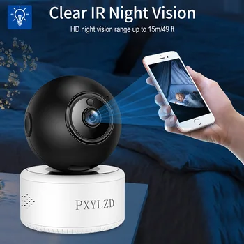 Wifi IP Kamera 3MP Home Security Kamera, Wifi 1080P Ultra HD 8 IR Luči Night Vision Človeško Zaznavanje dvosmerni Avdio Nadzor