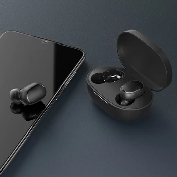 Xiaomi Redmi Globalni različici Brezžična tehnologija Bluetooth 5.0 Slušalke Slušalke Levo Desno Nizek Las Način Mi Pravi Brezžične Stereo Auto Slušalke