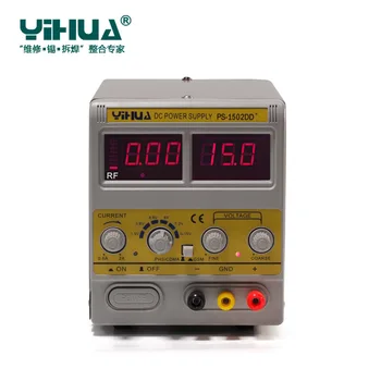 YIHUA 1502DD+ za Mobilne Phone15V 2A Nastavljiv Urejena DC Napajanje z LED Display-em