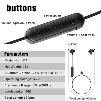 ZEALOT H11 Bluetooth Slušalke Slušalke za Prostoročno Nepremočljiva Brezžične Slušalke Teče Šport Slušalke z Mikrofonom za Telefone