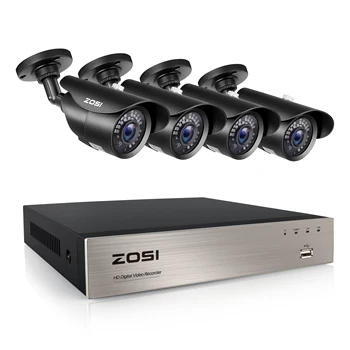 ZOSI 1080N 8CH AHD CCTV Video Nadzora, Varnostnih kamer DVR Komplet za Zunanji Notranji Dom z Nepremočljiva Night Vision