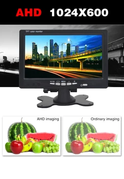 ZSCAM Mini Digital 1024*600 7 Inchs LCD Test Zaslon CCTV nadzorna Kamera AHD/Analogni Varnosti IPS Monitor Za Video Kamero