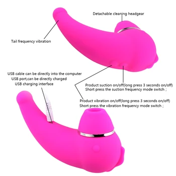 Človek nuo Oralni Seks Močno Lizanje in Sesanje z vibriranjem Ženska Nastavek Vibrator Stimulator Klitorisa Klitoris Massager Sex Igrače za Ženske